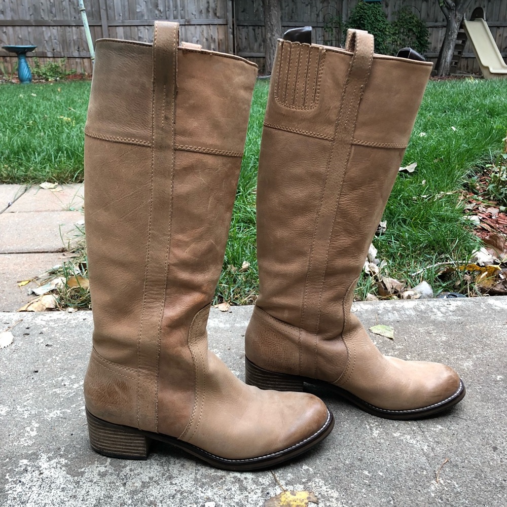 Tall riding boots!